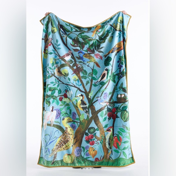 Anthropologie Other - Price is Firm🕊️ NWT Anthro Nathalie Lete Bird Throw Blanket